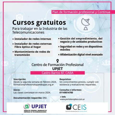 CURSOS GRATUITOS EN TELECOMUNICACIONES